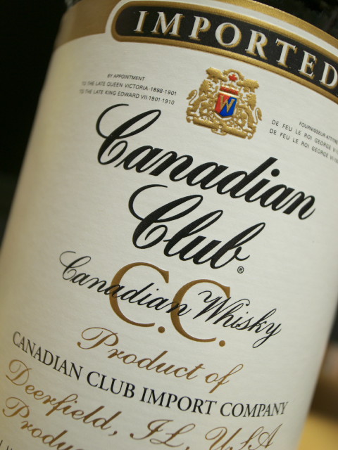 [ウイスキー] Canadian Club（カナディアンクラブ）（ハイラム・ウォーカー社）