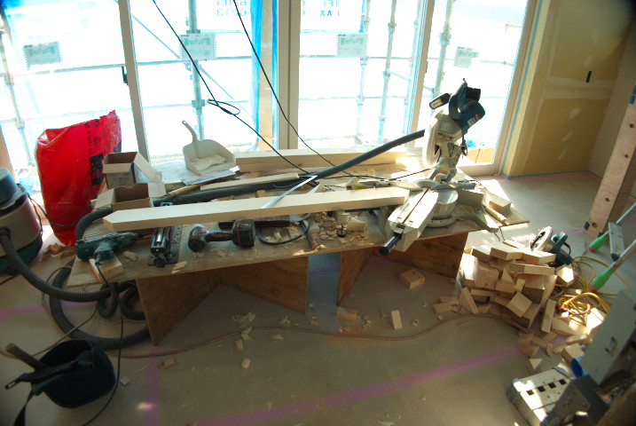 [あっとホーム42] 残りの木工事完了検査（一階部分） - 2012/1/9（月）