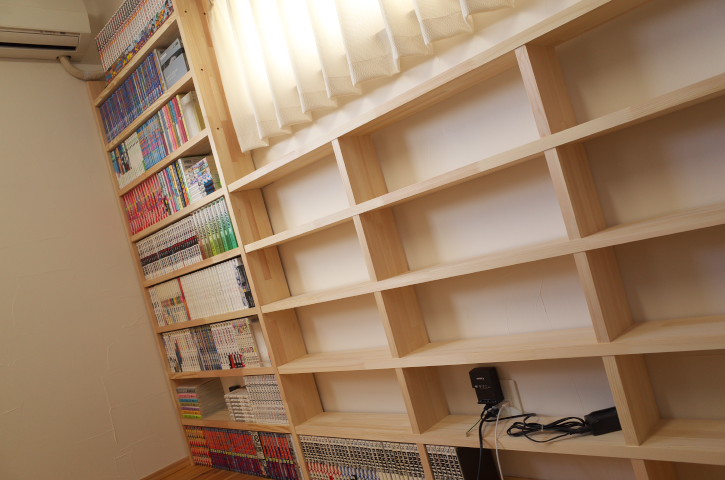 [DIY] 書斎の本棚