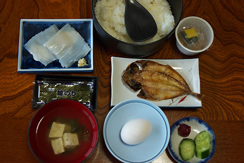 二ツ亀荘（新潟県佐渡市）の料理の写真とか