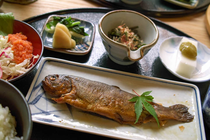 信州高遠藤沢郷 やさい村 こかげ（伊那市高遠町；地元料理）の料理の写真とか