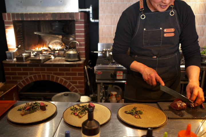 野山（伊那市長谷）の料理の写真とか